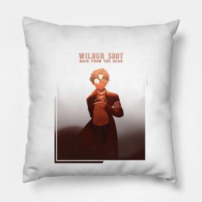 Wilbur Soot Back From The Dead Throw Pillow Official Wilbur Soot Merch