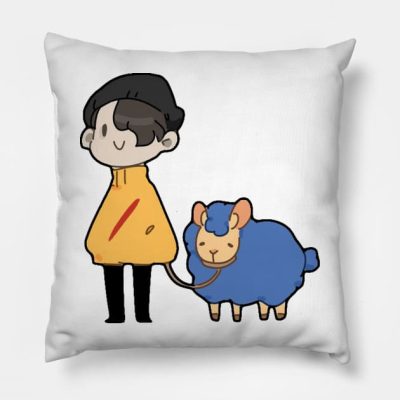 Ghost Bur And Friend Throw Pillow Official Wilbur Soot Merch