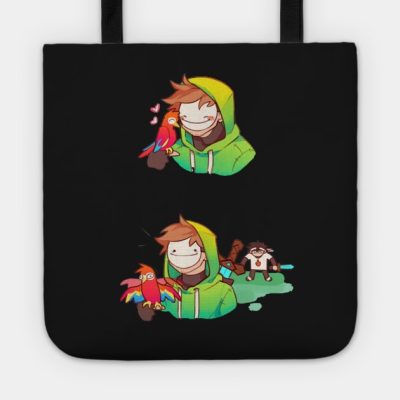 Sapnap After Dreams Parrot Tote Official Wilbur Soot Merch