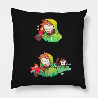 Sapnap After Dreams Parrot Throw Pillow Official Wilbur Soot Merch