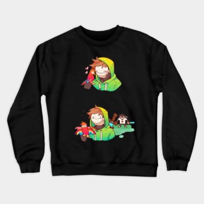 Sapnap After Dreams Parrot Crewneck Sweatshirt Official Wilbur Soot Merch