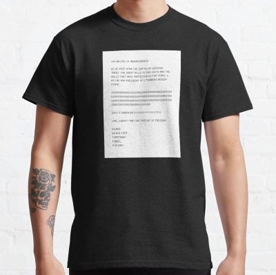 The L'Manburg Decree Of Independance T-Shirt Official Wilbur Soot Merch