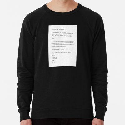 The L'Manburg Decree Of Independance Sweatshirt Official Wilbur Soot Merch