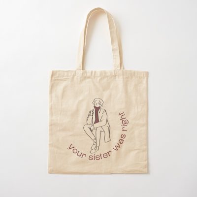 Wilbur Soot "Your Sister Was Right" Song Tote Bag Official Wilbur Soot Merch