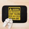 Warning May Spontaneously Talk About Wilbur Soot Bath Mat Official Wilbur Soot Merch