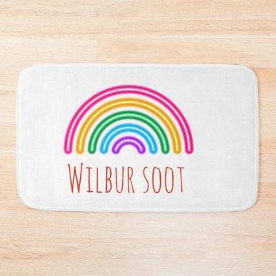 Rainbow Wilbur Soot Bath Mat Official Wilbur Soot Merch