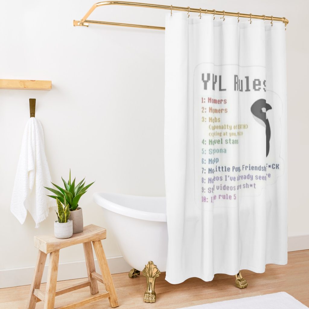 Wilbur Soot 10 Rules Shower Curtain Official Wilbur Soot Merch