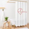 Wilbur Soot Heartbeat Shower Curtain Official Wilbur Soot Merch