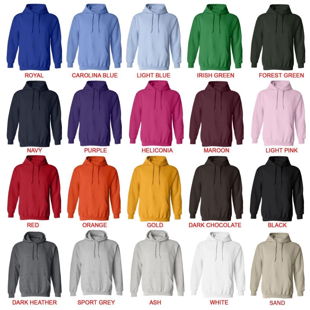 hoodie color chart - Wilbur Soot Store